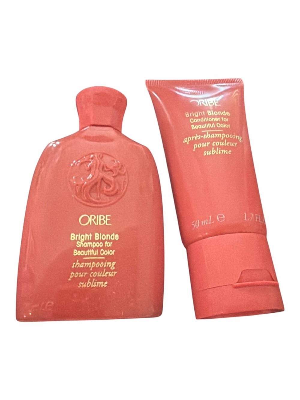 Oribe Bright Blonde Travel Duo Set - 2.5oz Shampoo & 1.7oz Conditioner NWT